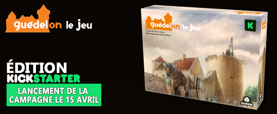 Lancement du Kickstarter de Guédelon, le Jeu !